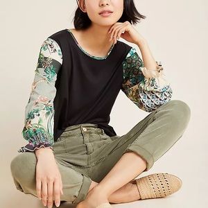 ANTHROPOLOGIE Aldomartins Teresita Top Large NEW